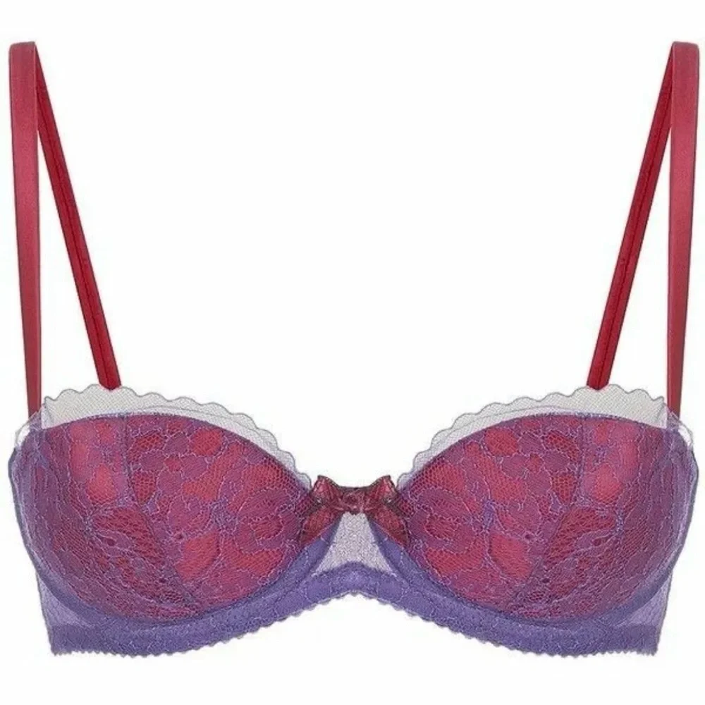 Agent Provocateur Hyacinth Bra Purple Pink size 34 DD